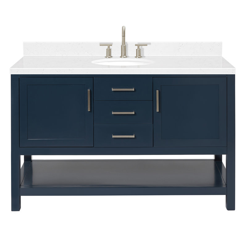 Bayhill Single Vanity, Midnight Blue, 54"
