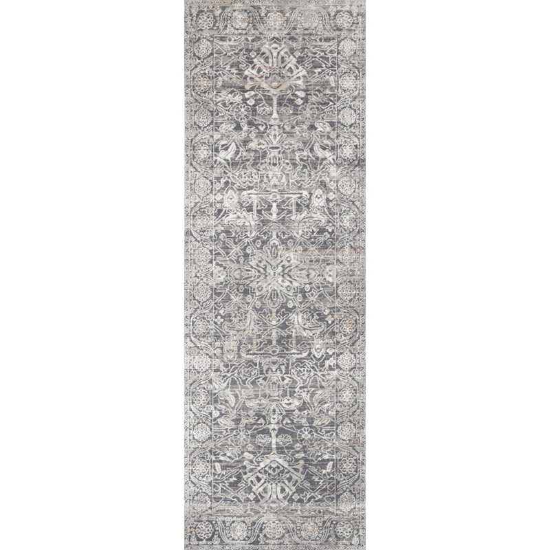 Cudahy Oriental Indoor Rug, Square 1'6"