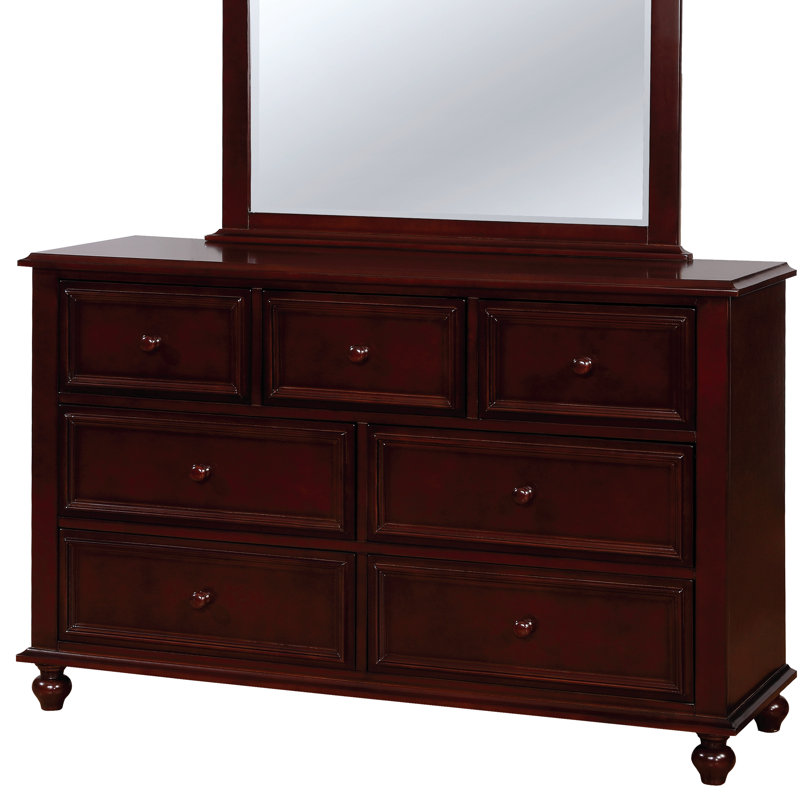 Commode 7 tiroirs Kemel, Espresso