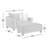 Rabelais Upholstered Armchair with Ottoman-105410609
