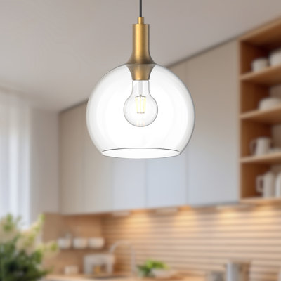 Luminaire suspendu sphère 1 lumière Castilla