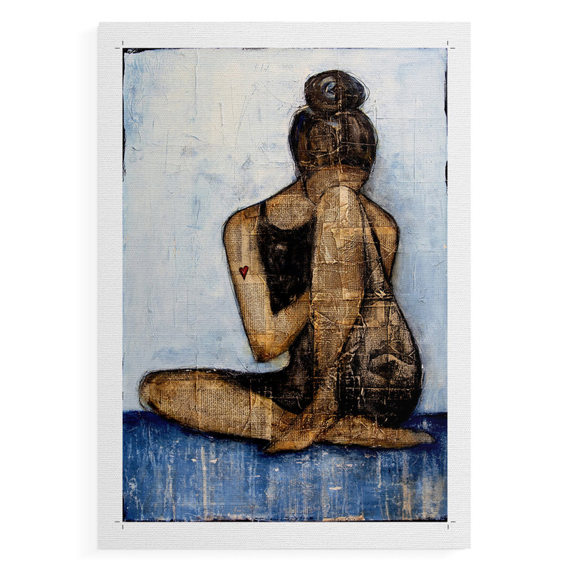 «Don't Break My Heart», impression sur toile seulement - non encadrée, H 27 po x l 18 po