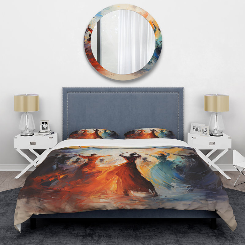 Soulful Dancing I - Ensemble de housse de couette tendance - Polyester microfibre
