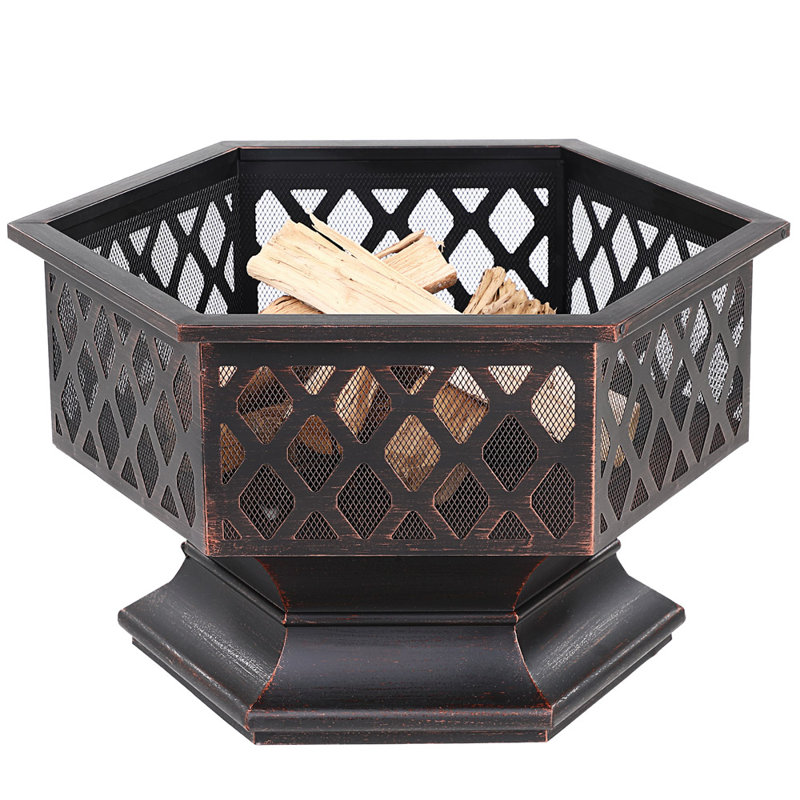 Kristian Steel Wood Burning Smokeless Fire Pit