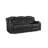 Graciela 3 - Piece Black Reclining Set-1227794300