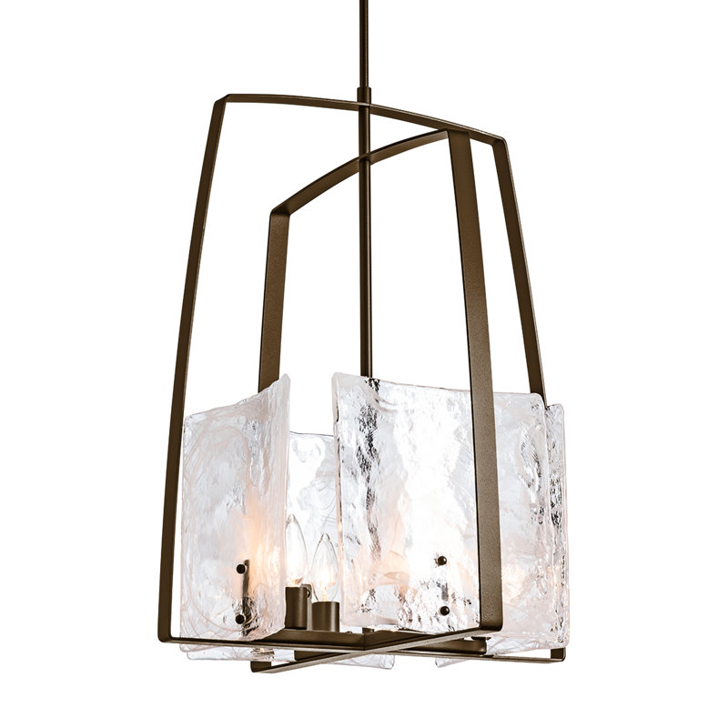Arc 4 - Light Lantern Rectangle Chandelier, Bronze