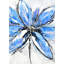 Fleur bleue - reproduction botanique encadrée pour la décoration intérieure-56421637-56421881