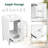 20" Bathroom Vanity with Ceramic Sink