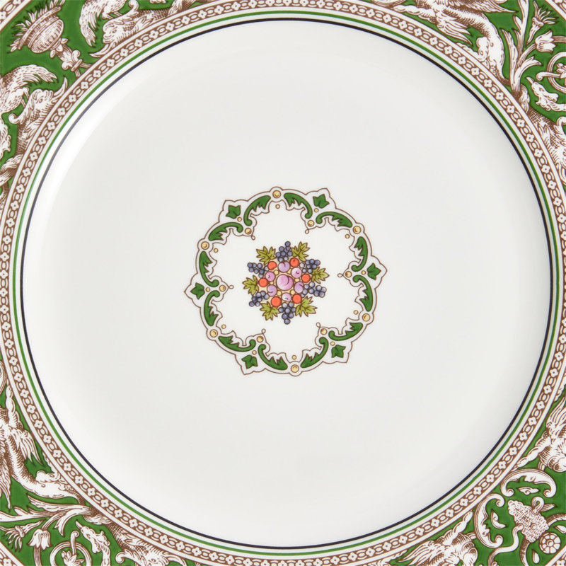 Florentine Colours 10.7in Plate, Verde