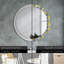 Huldar Glass Flat Wall Mirror