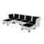 Canapé modulaire surdimensionné en U avec repose-pieds avec rangement-117582076