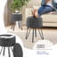 Repose-pieds rond en velours plissé avec rangement-1026732528-1026732494