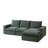 99-Inch L-Shaped Sectional Sofa With Chaise, Corduroy Upholstery, No Assembly Required, Includes Three Pillows For Comfort And Style