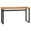 Evalet Solid Teak Wood Computer Desk-278427120-278427127