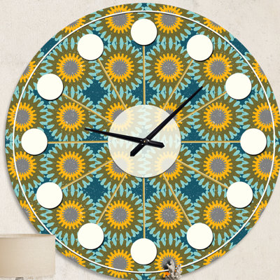 Horloge murale rétro Mid-Century