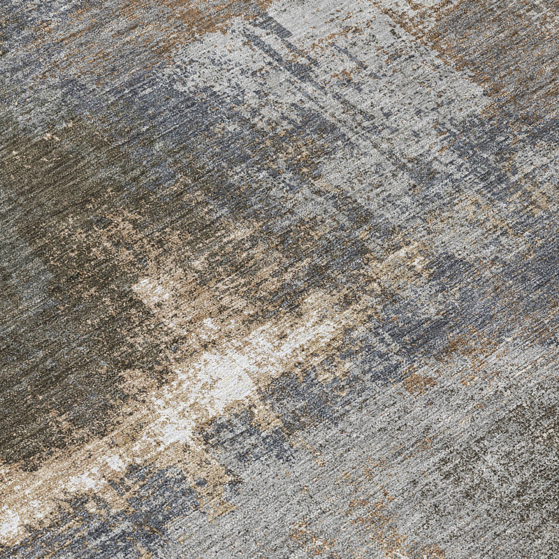 Tapis d'intérieur / extérieur brun Fernal , 9 pi x 12 pi