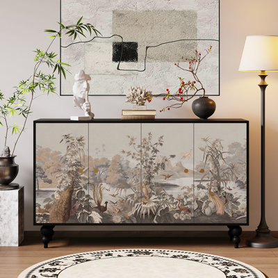 French-style retro minimalist sideboard