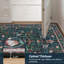 Tapis de couloir lavable à la machine avec envers antidérapant Vintage-1666698577