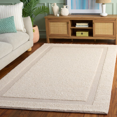Laine tissée à la main Natura Coton Tapis d'intérieur recyclé P.E.T