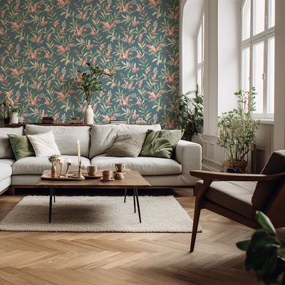 Papier peint floral Olivia