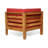 Adharsh Acacia Solid Wood 4 - Person Patio Conversation Set with Cushions-1648933045