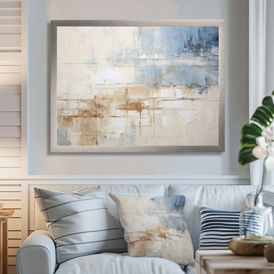 Plourde - Coastal Minimalism Framed Canvas Print Wall Art