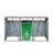 Garbage Bin Shed Stores 3 Trash Cans Metal Outdoor Bin Shed For Garbage Storage,Stainless Galvanized Steel, Bin Shed For Garden Yard Lawn,Grey