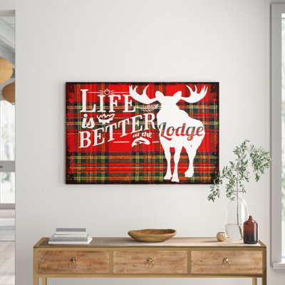 Lodge Life 2 by Curtis Publishing - Wrapped Canvas Print