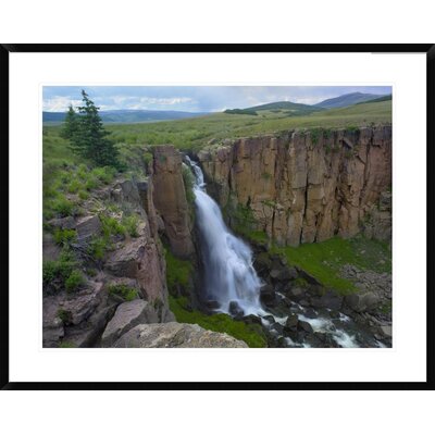 North Clear Creek Waterfall Cascading Down Cliff, Colorado by Tim Fitzharris - Picture Frame Photograph Print on Paper -  Global Gallery, DPF-396493-2432-266