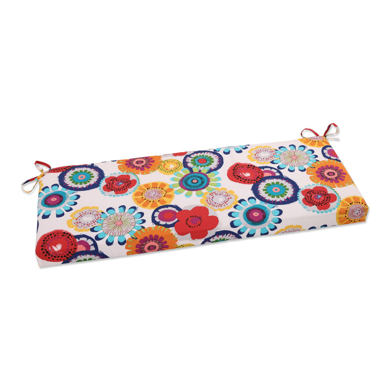 Coussin de banc d’intérieur/d’extérieur crosby, blanc