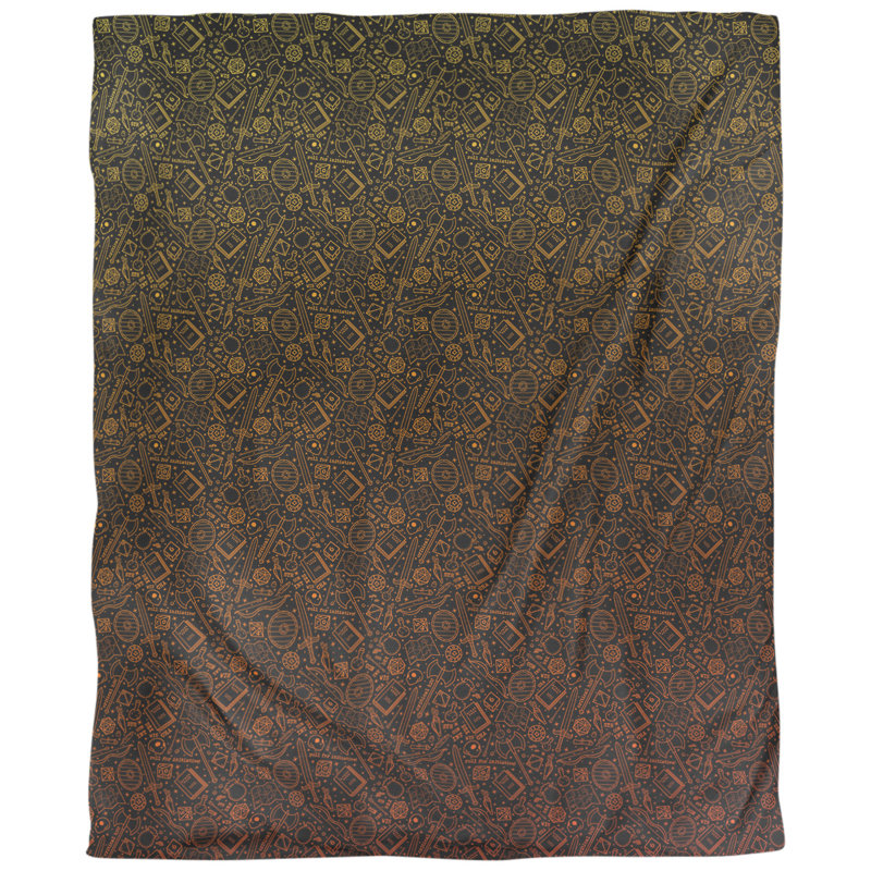 Housse de couette Katelyn Elizabeth Camouflage, Polyester brossé, Housse de couette pour lit simple, Brun/jaune
