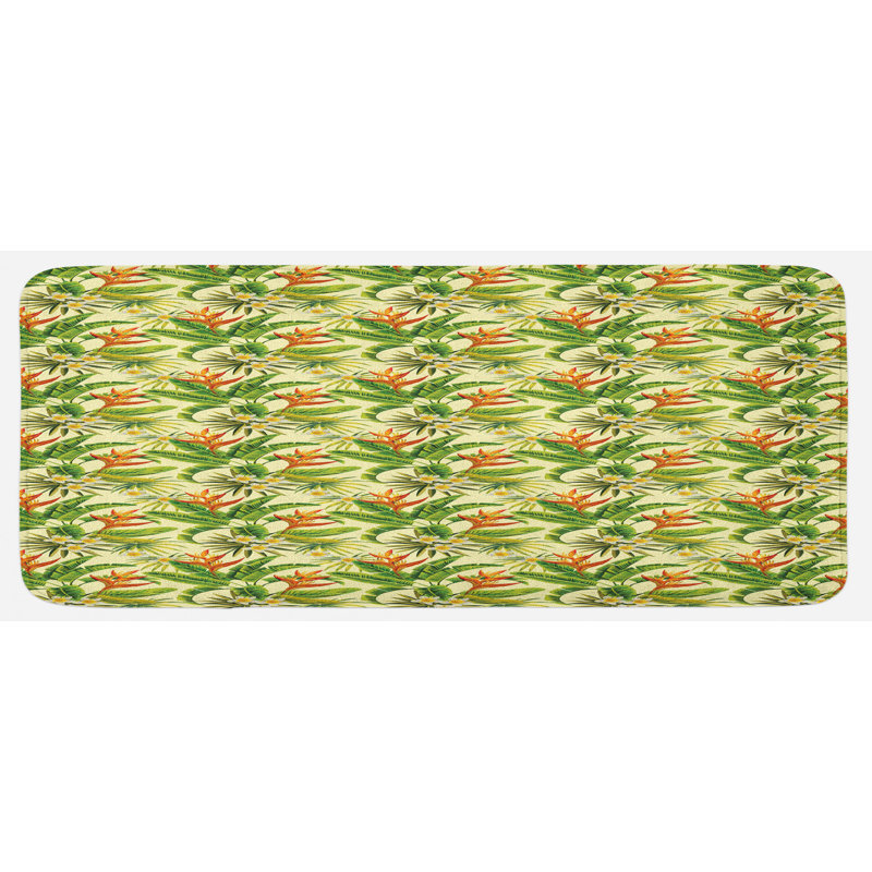 Tapis de cuisine tropical