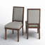Chaise d'appoint rembourrée en lin Hildemar H 20,5 po-1045410045-1001641241