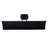 Universal UTV Snow Plow Kit with Steel Blade, Complete Plow System for Utility Task Vehicles, Black