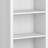 Artisan 72"H Solid Wood Contemporary 5-Shelf Tall Bookcase with Adjustable Shelves and Decorative Side Panels-1506798307