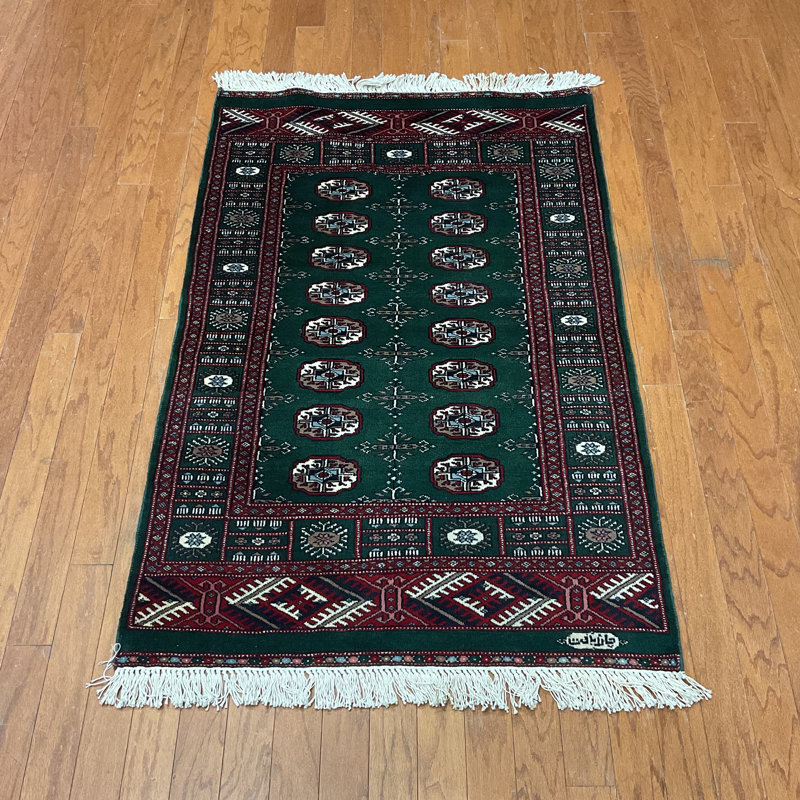 Tapis en laine Bokhara fabriqué à la main