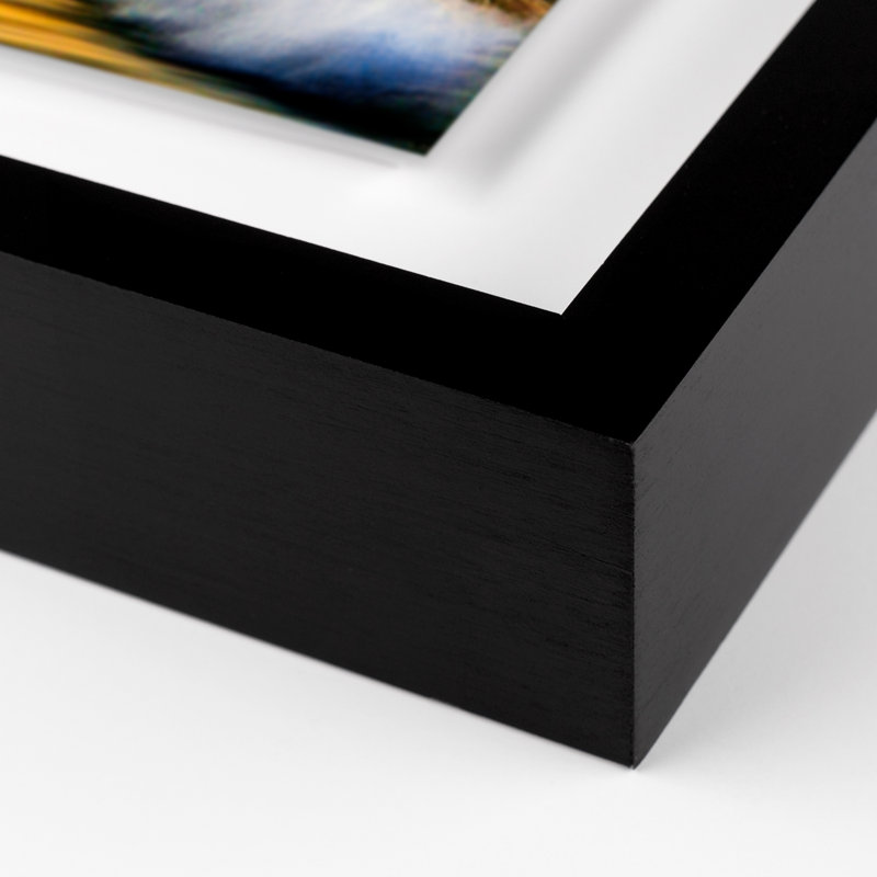Rollin In Print by Geoffrey Baris, 29" H x 40" W x 2.5" D, Black