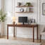 Bureau moderne en bois massif de 47 po avec 2 tiroirs-579959603-571038805