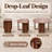 Round Drop Leaf Folding Dining Table