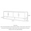 Banc de rangement moderne en alliage d'aluminium gris-noir mat moderne