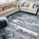 Willington Abstract Gray/Blue Rug