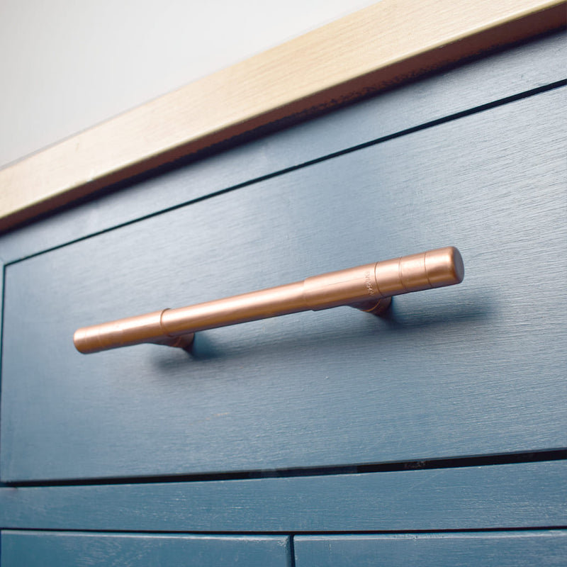 Copper Handle - Ridged T-Shaped