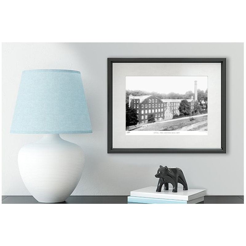Styal, The Cotton Mill 1897 - Single Picture Frame Print, 28cm H x 36cm W x 2.3cm D