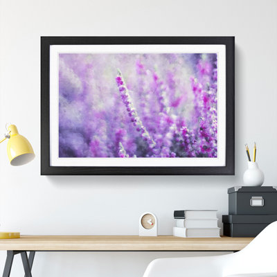 Purple Heather - Picture Frame Painting