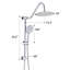 Wall Mounted Shower Kit With 10" Rain Head And Handheld - Finish, Metal, 3 Spray Options, Adjustable For Relaxing Shower, Corrosion Assembly Mount, Patterns, Material