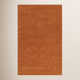 Guiness Hand Loomed Wool Rust Rug