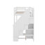 Lit mezzanine simple avec bureau en L et tiroirs-956523822
