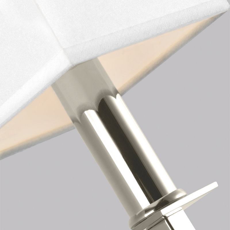 Quinn 1 - Light Armed Sconce, Polished Nickel