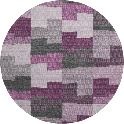 Premium Machine Washable Fehr Merlot Rug