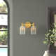 Redmond 2 Light Glass Dimmable Armed Sconce